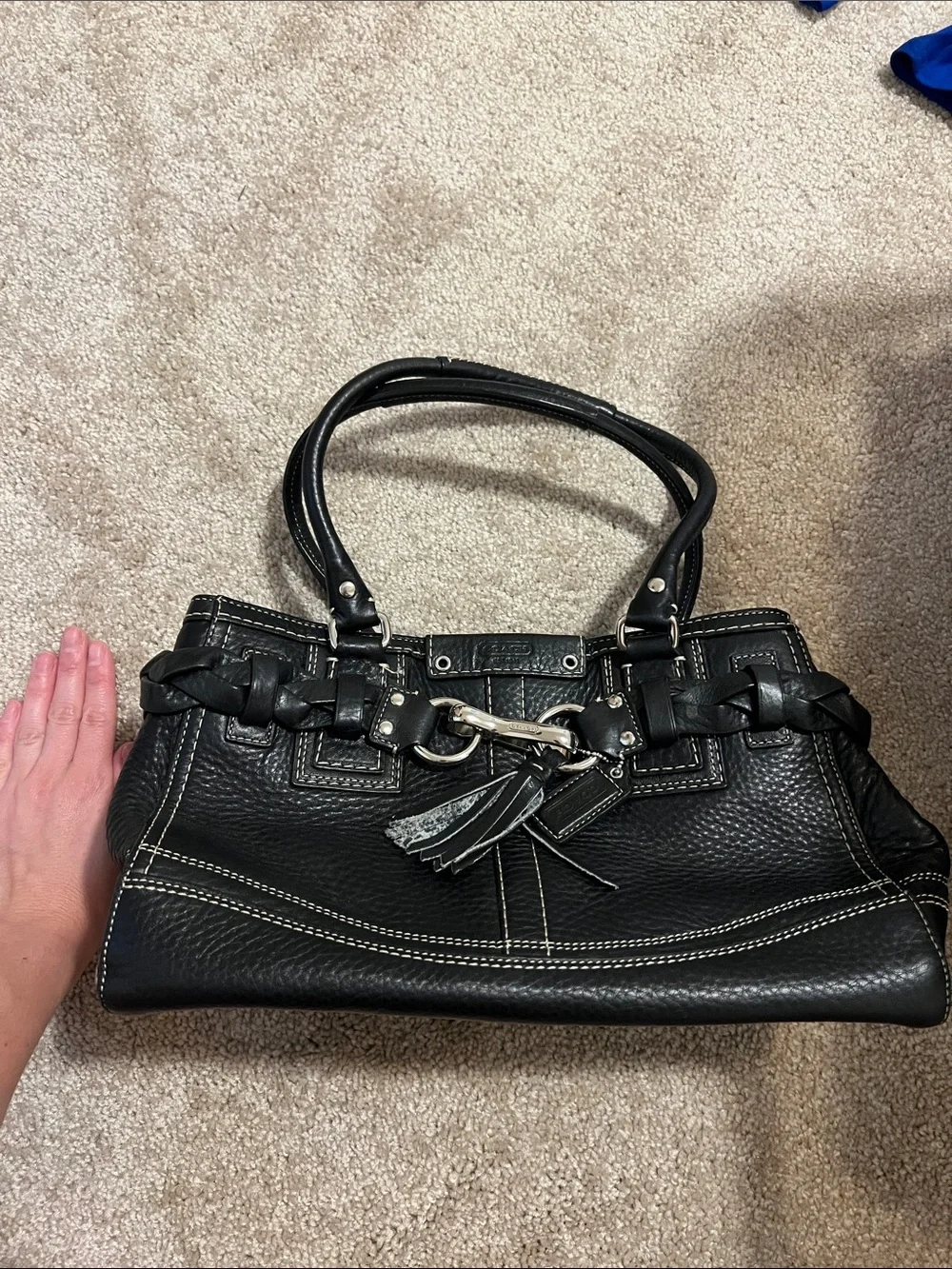Coach shoulder bag-  black